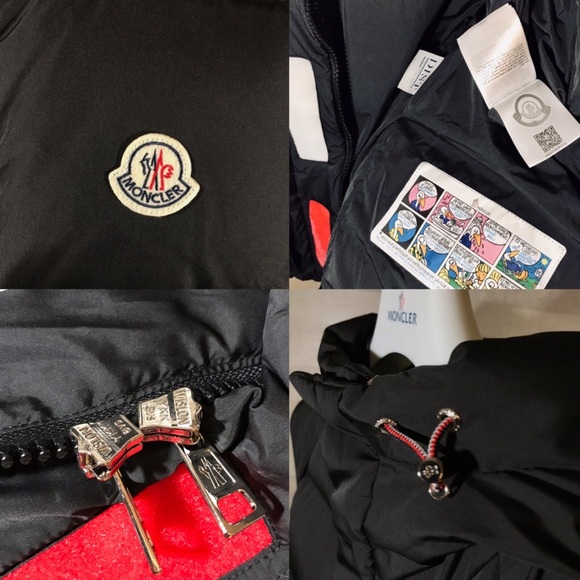 Moncler Vest Men's Lafage Flag Hooded Puffer SZ M - Picture 5 of 6